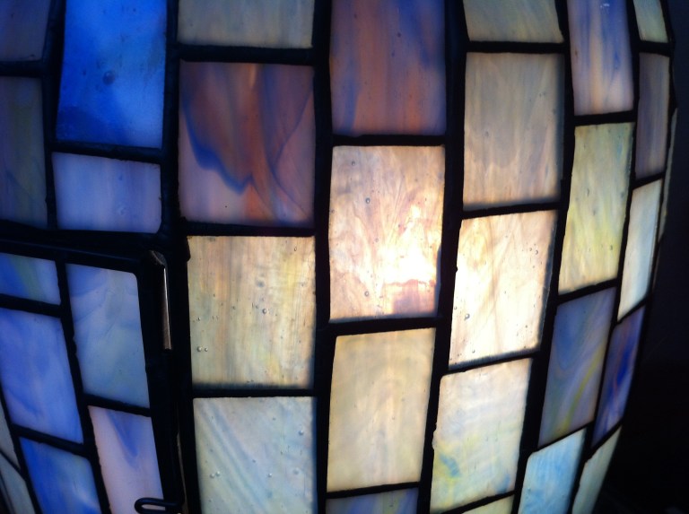 Glass Panels Illuminated By Light